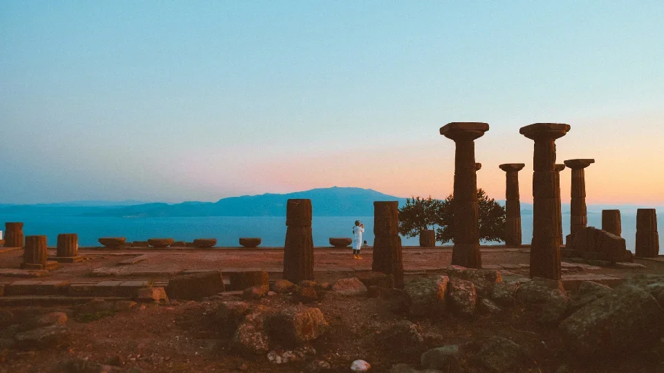 Ancient Columns in Assos (1)